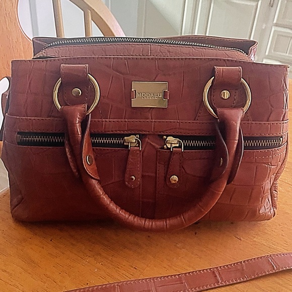 NWOT Modalu London Pippa Bag British Tan - Picture 1 of 1